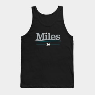 Miles Campaign - Black Tank Top